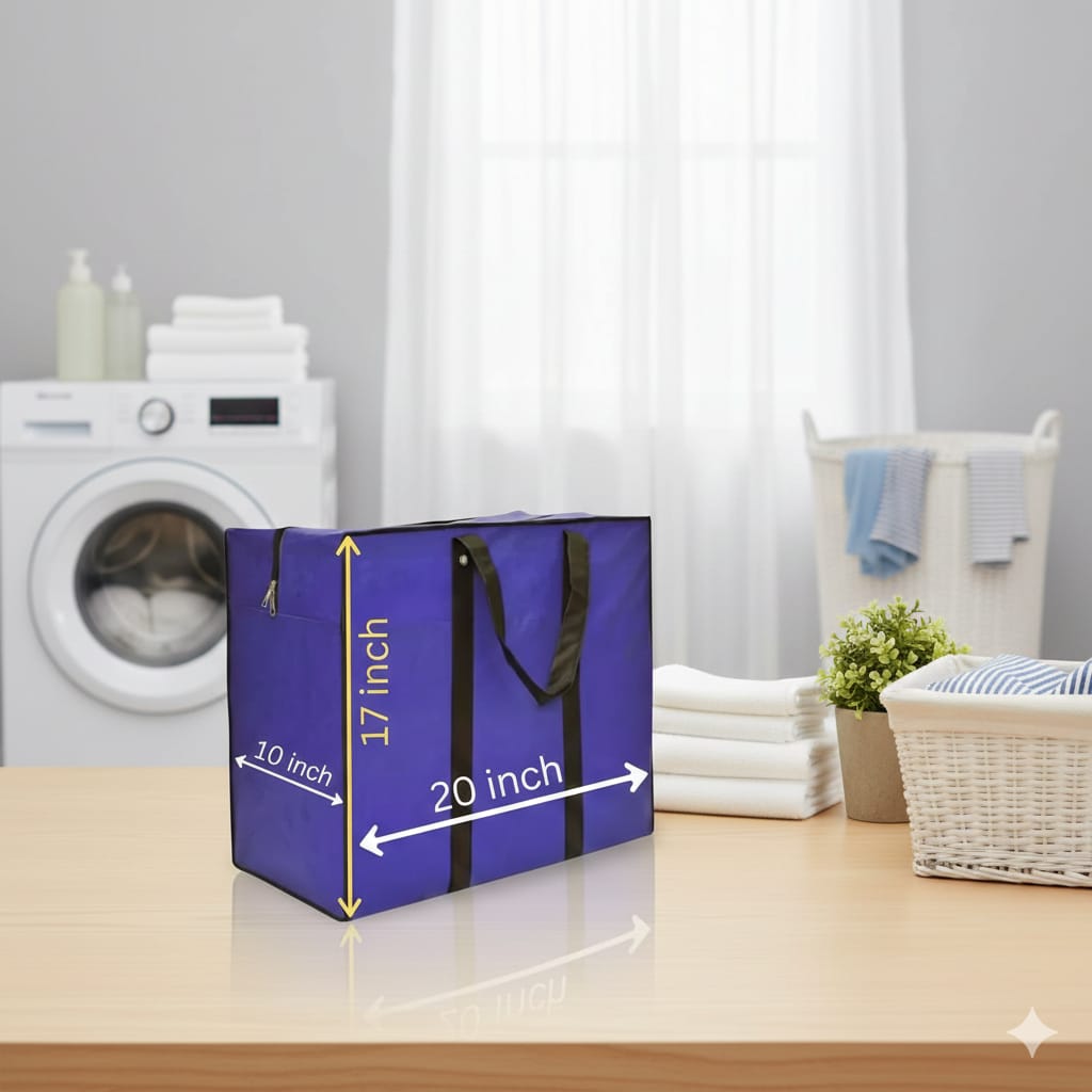 Storage Bag - Blue - 20*17*10  120 GSM - Non Woven